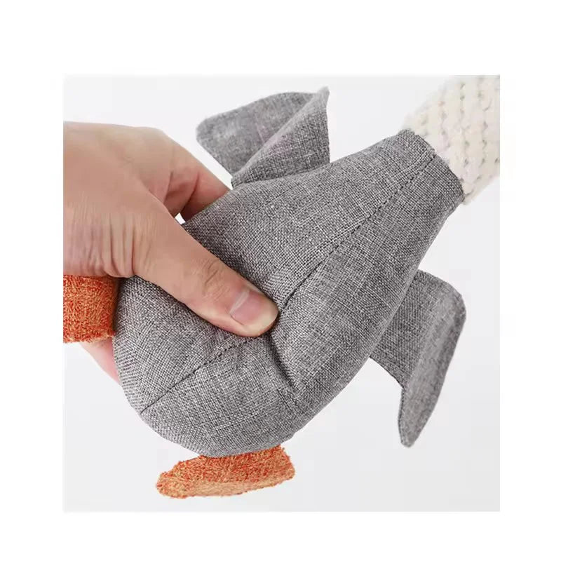 Plush Duck Toy with Squeaker for Chewing and Teething