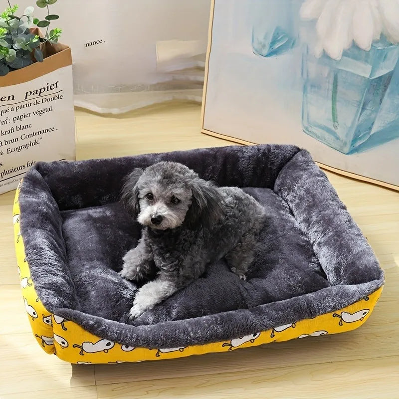 OHIPETS™ Plush Pet Bed Sofa – Warm Winter Mat for Dogs & Cats