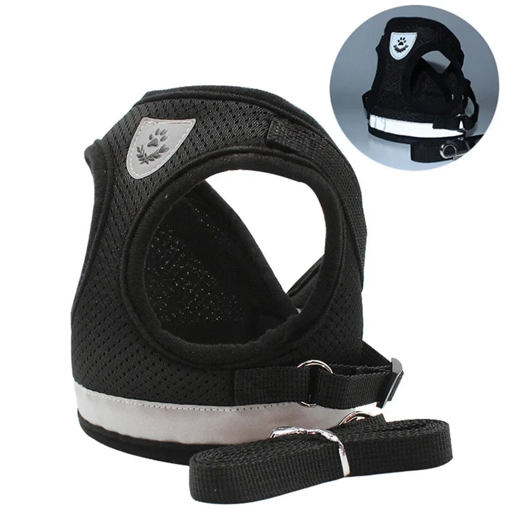 OHIPETS™ Adjustable Reflective Pet Harness & Leash Set