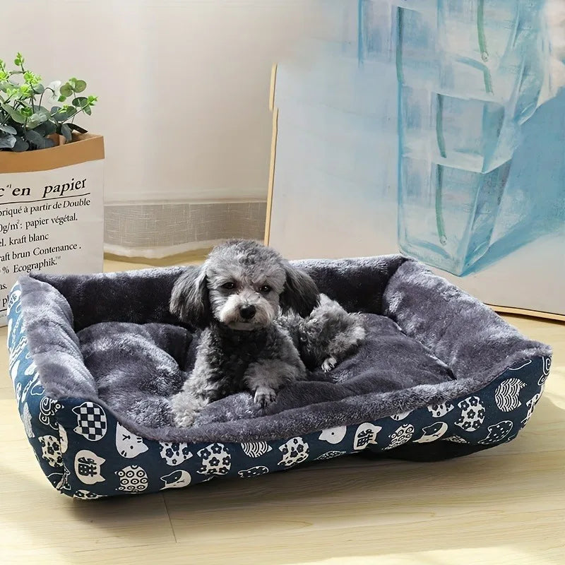 OHIPETS™ Plush Pet Bed Sofa – Warm Winter Mat for Dogs & Cats