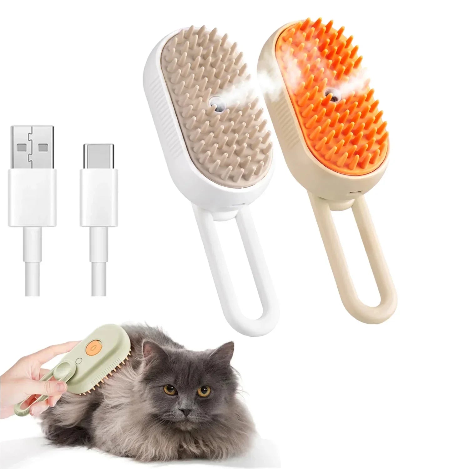 OHIPETS™ 3-in-1 Steam Grooming Brush