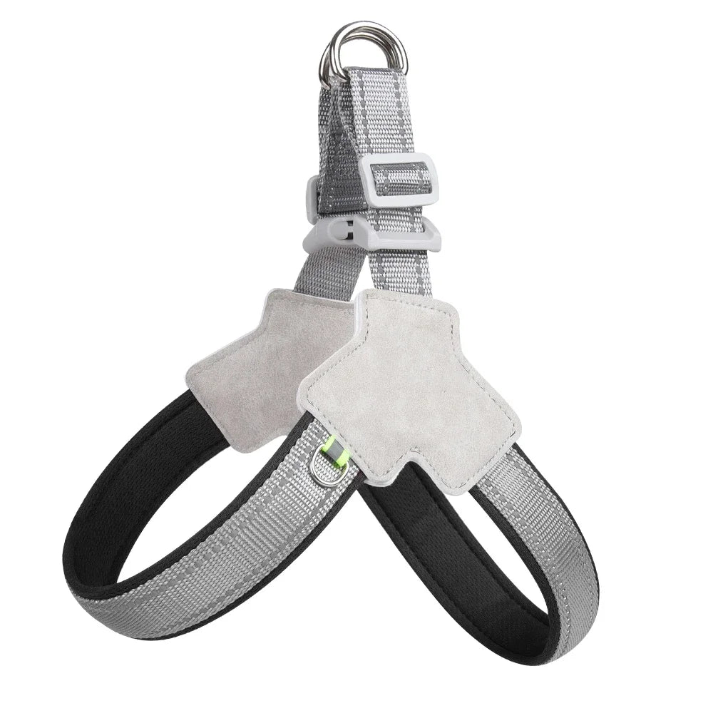 OHIPETS™ No-Pull Adjustable Pet Harness – Reflective & Comfortable for Dogs & Cats