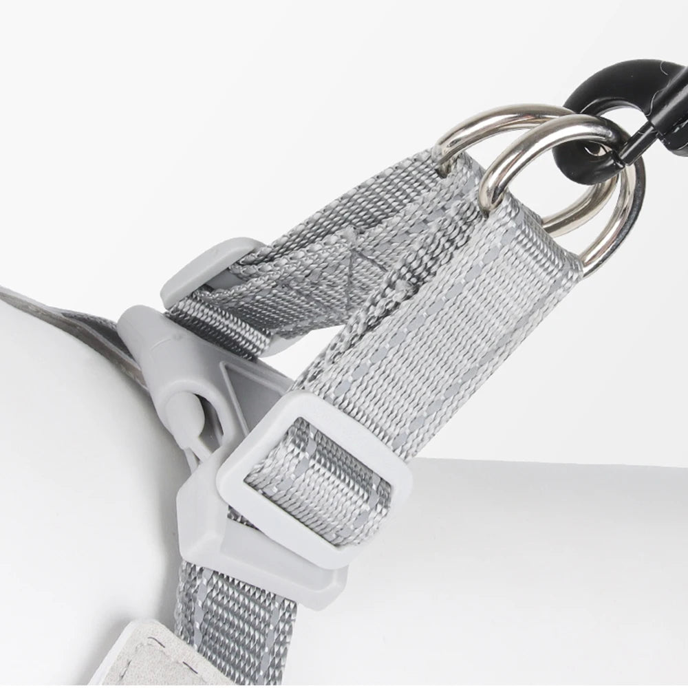 OHIPETS™ No-Pull Adjustable Pet Harness – Reflective & Comfortable for Dogs & Cats