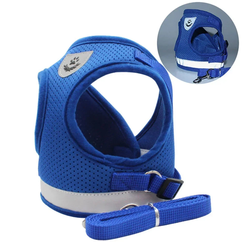 OHIPETS™ Adjustable Reflective Pet Harness & Leash Set