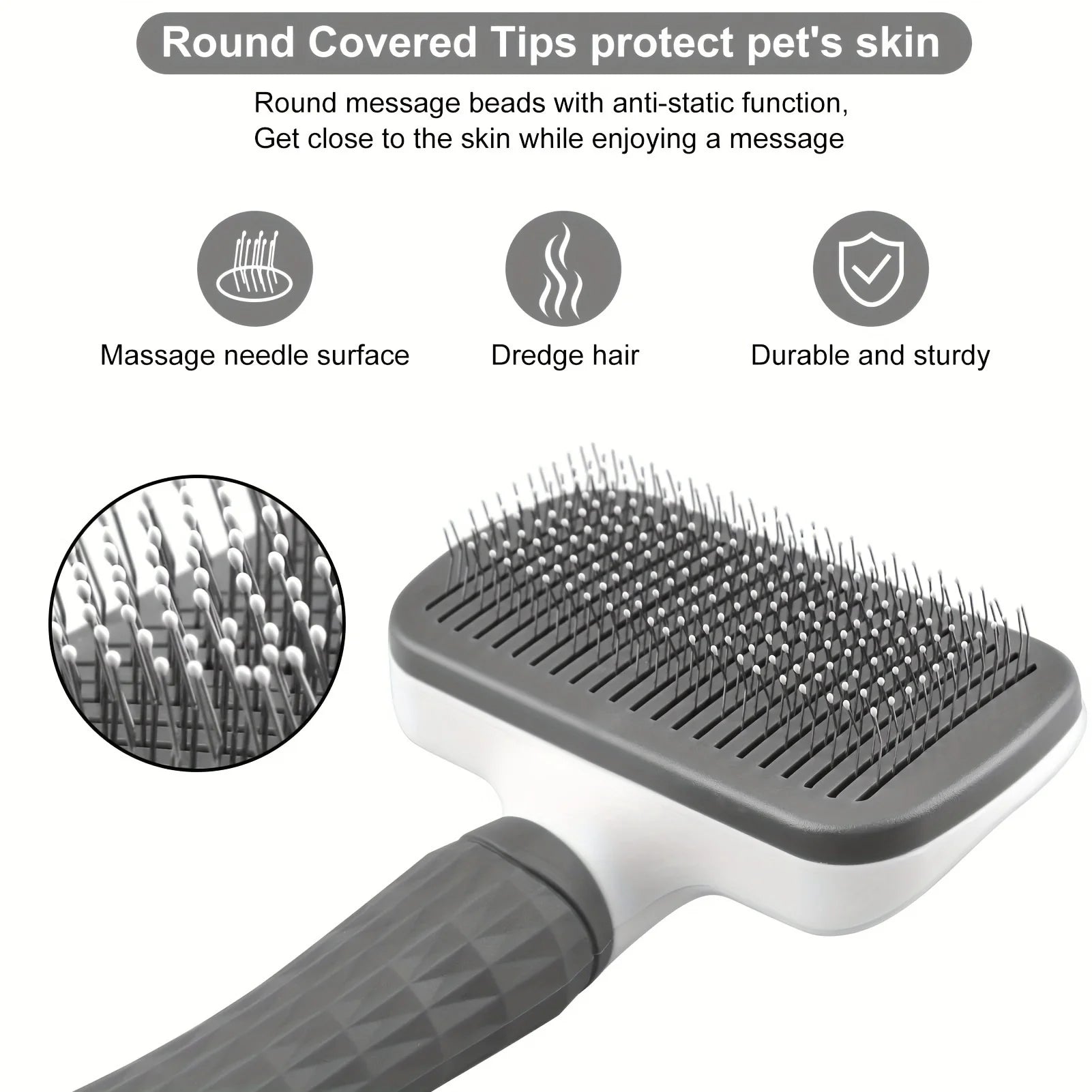 OHIPETS™ Self-Cleaning Slicker Brush