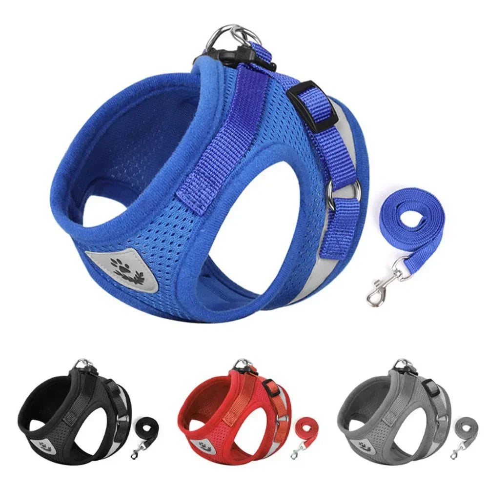 OHIPETS™ Verstellbares, reflektierendes Hundegeschirr &amp; Leinen-Set 