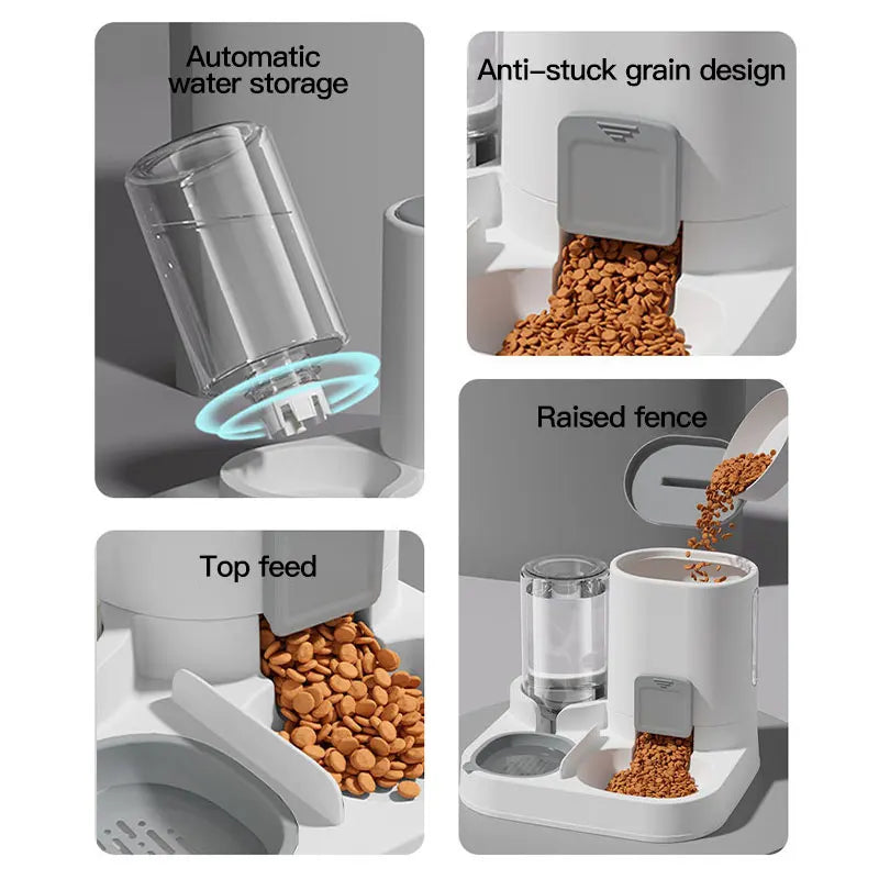 OHIPETS™ Automatic Gravity Pet Feeder & Water Dispenser