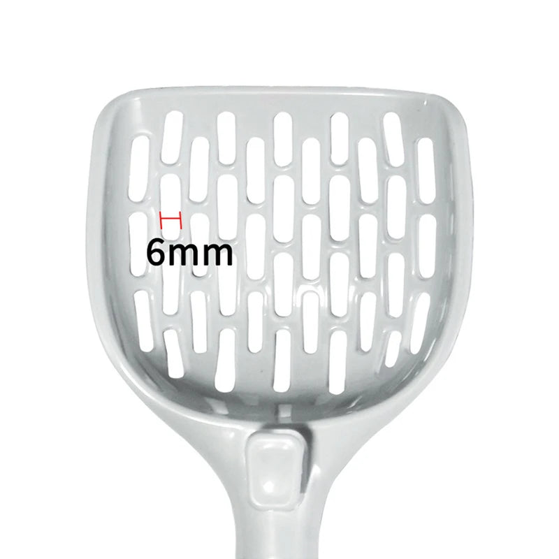 Plastic Cat Litter Cleaning Shovel With Long Handle And Hook Cleaning Cat Litter Shovel, Cats Toilet Cleaning Tools And Supplies